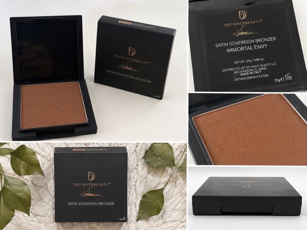 Defiance Beauty Satin Sovereign Bronzer Immortal Envy Matte Bronzer 7.5g Vegan N